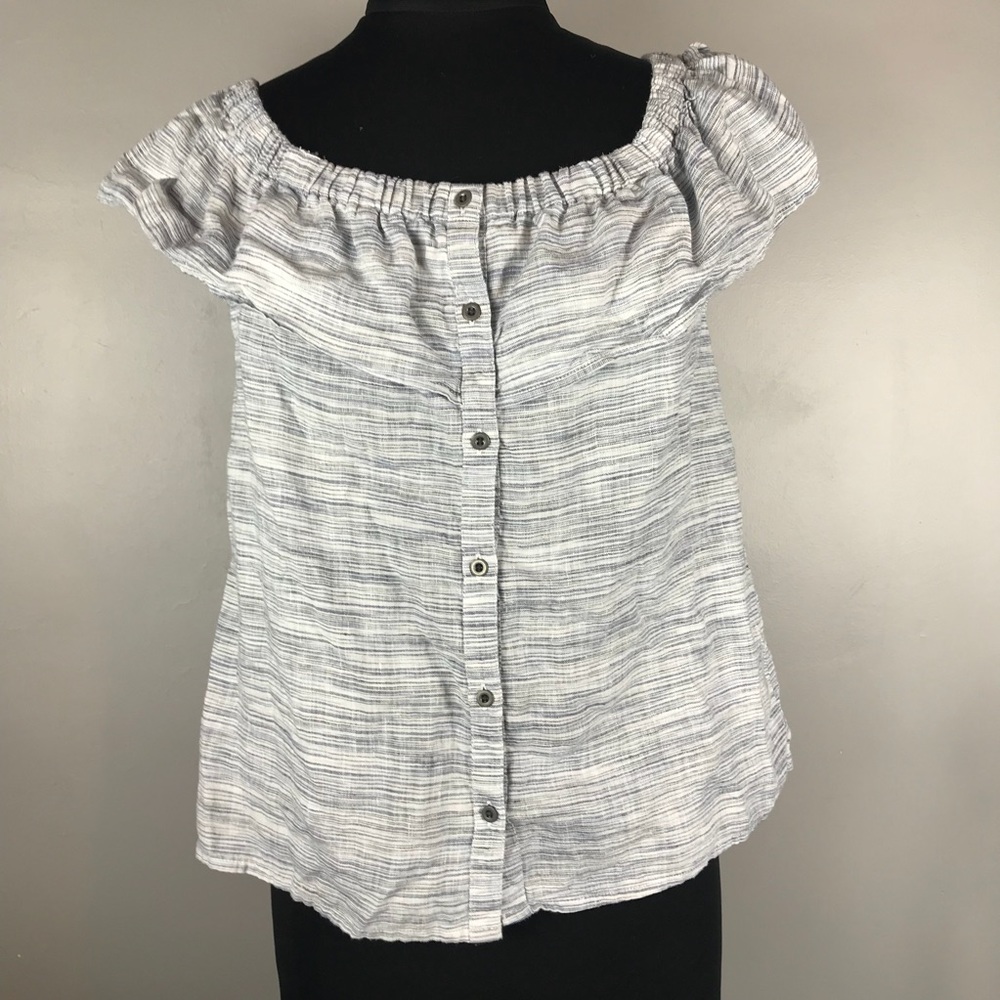 Lucky Brand Off Shoulder Top Size Small